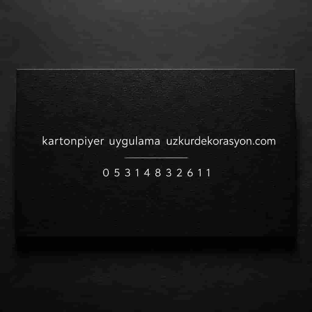 Ankara kartonpiyer uygulama hizmeti ile ev, daire, villa, ofis ve iş yerlerinde profesyonel dekoratif tavan ve duvar kartonpiyer montajı